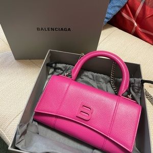 Balenciaga fuchsia mini bag
